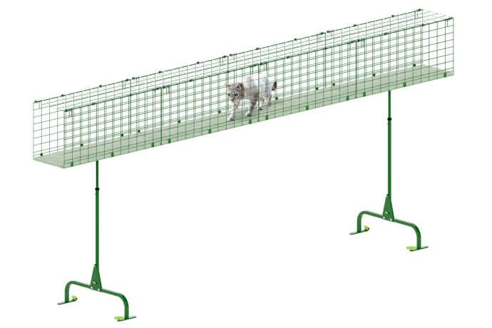 cat in the omlet cat tunnel system